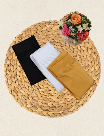 Legging Ankel Fit - 4 way (Combo Black White Sandal)