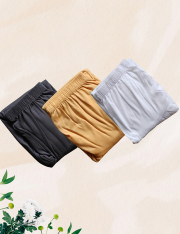 Black White Sandal Patiala Pants - Combo