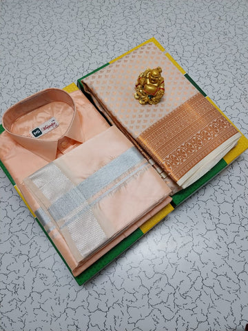 Biscut Colour Premium Silk Couple Combo Set