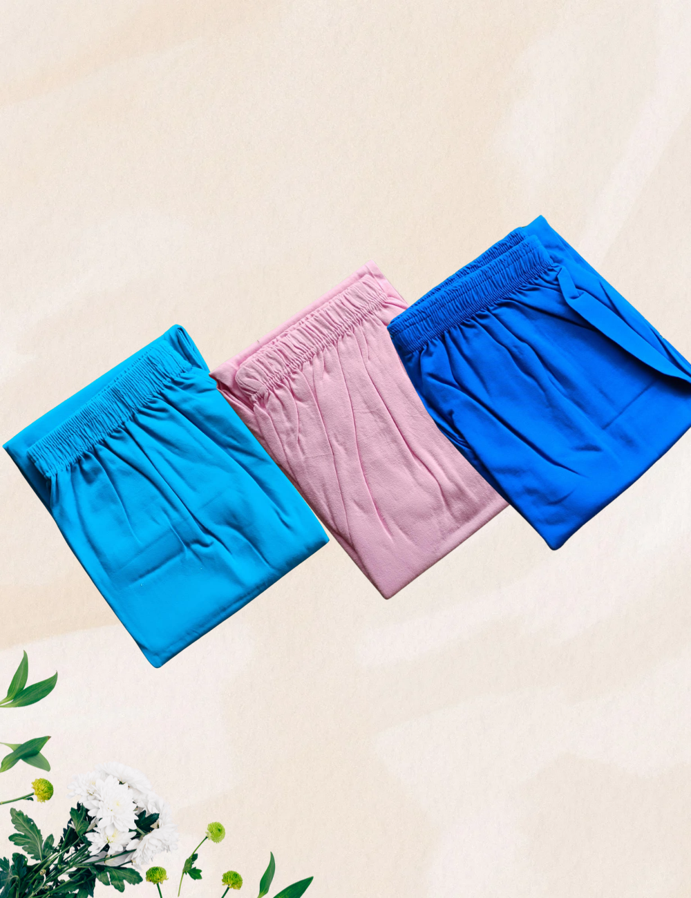 Ramar Blue Pink Blue colour 4 way lycra legging - Combo XL