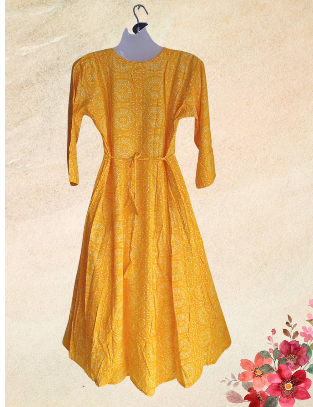 Yellow Umbrella Kurthi